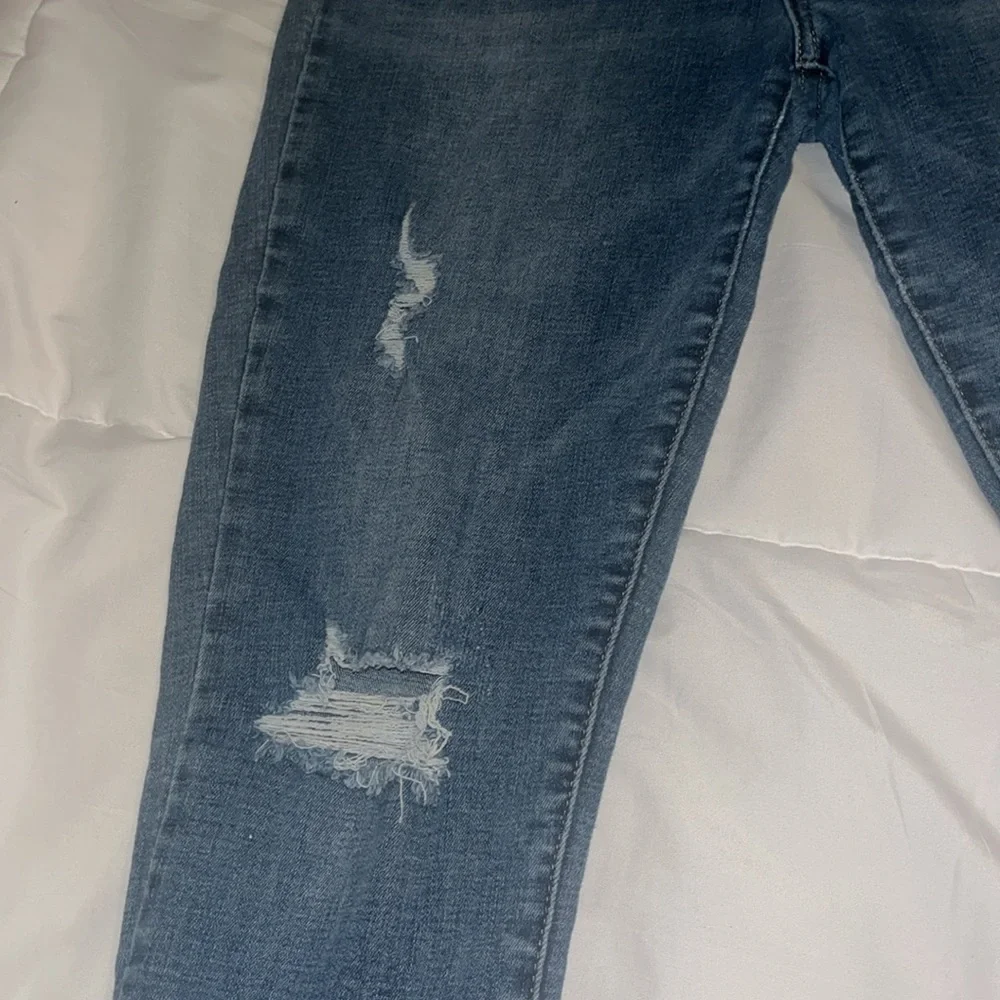 Pistola Women's Skinny Jeans - Distressed Blue size 27